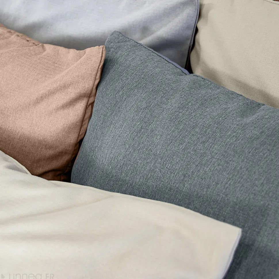 Parure de lit 3 pièces 240x220 cm microfibre SENSATION FLANELLE rose