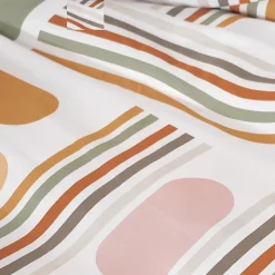 Parure de lit 3 pièces 240x220 KARTING 100% polyester microfibre