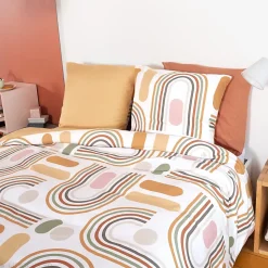 Parure de lit 2 pièces 140x200 KARTING 100% polyester microfibre