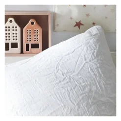 Parure de lit - TODAY - 123320 - 2 personnes - 260x240cm - Gaze de coton unie - Craie