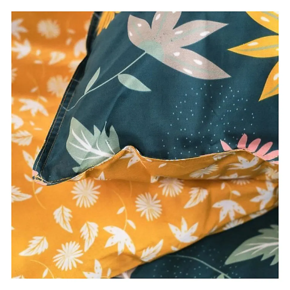 Parure de lit - TODAY - Sunshine - 119462 - 2 personnes - 260x240cm - Coton - Imprimé 11.42