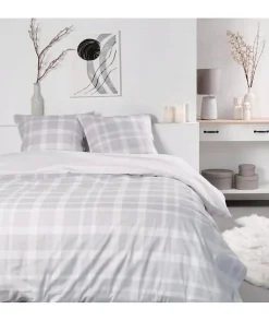 Parure de lit - TODAY - Sunshine - 121240 - 2 personnes - 260x240cm - Coton - Imprimé 13.54