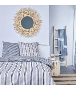 Parure de lit - TODAY Kargo - 220x240 cm - 2 personnes - coton imprimé rayé