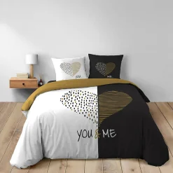 Parure de lit 240 x 220 cm coton imprimé Miu