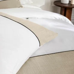 Parure de lit 240 x 220 cm Coton 57 fils & coton tissé GABRIELLE