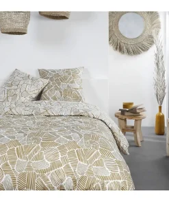 Parure de lit a zip - TODAY - Mawira - 108914 - 2 personnes - 260x240cm - Coton - Imprimé 2.16