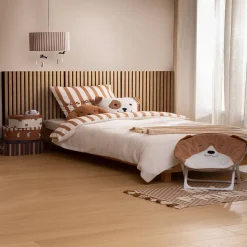 Parure de lit bouclette Scott 140x200cm multicolore - Atmosphera