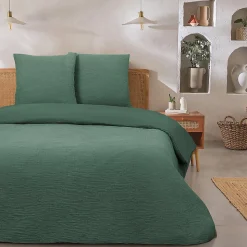 Parure de lit double en gaze de coton 260x240cm