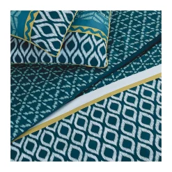 Parure de lit double ethnique en microfibre lavée 200x200cm