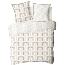 Parure de lit double rétro en microfibre lavée 240x220cm