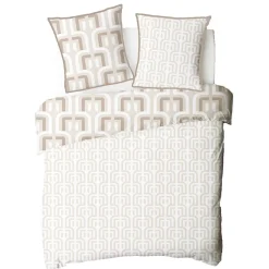 Parure de lit double rétro en microfibre lavée 240x220cm