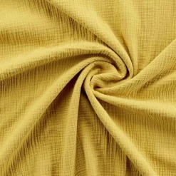 Parure de lit en gaze de coton (240x220 cm - Jaune)