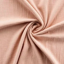 Parure de lit en gaze de coton (240x220 cm - Rose Clair)