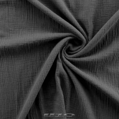 Parure de lit en Gaze de Coton 240x260cm 260x240cm anthracite