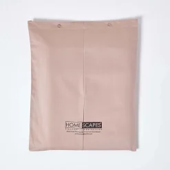 Parure de lit en satin de coton égyptien 1000 fils taupe 240x220 cm - HOMESCAPES