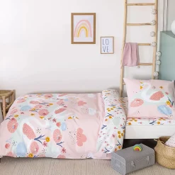 Parure de lit enfant Cygne - Coton 57 fils/cm²