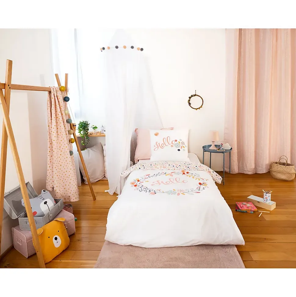 Parure de lit enfant Hello - 100% coton 57 fils/cm²