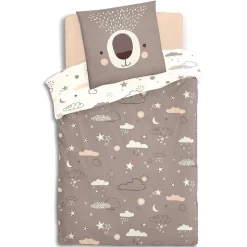 Parure de lit enfant Ourson - 100% coton 57 fils