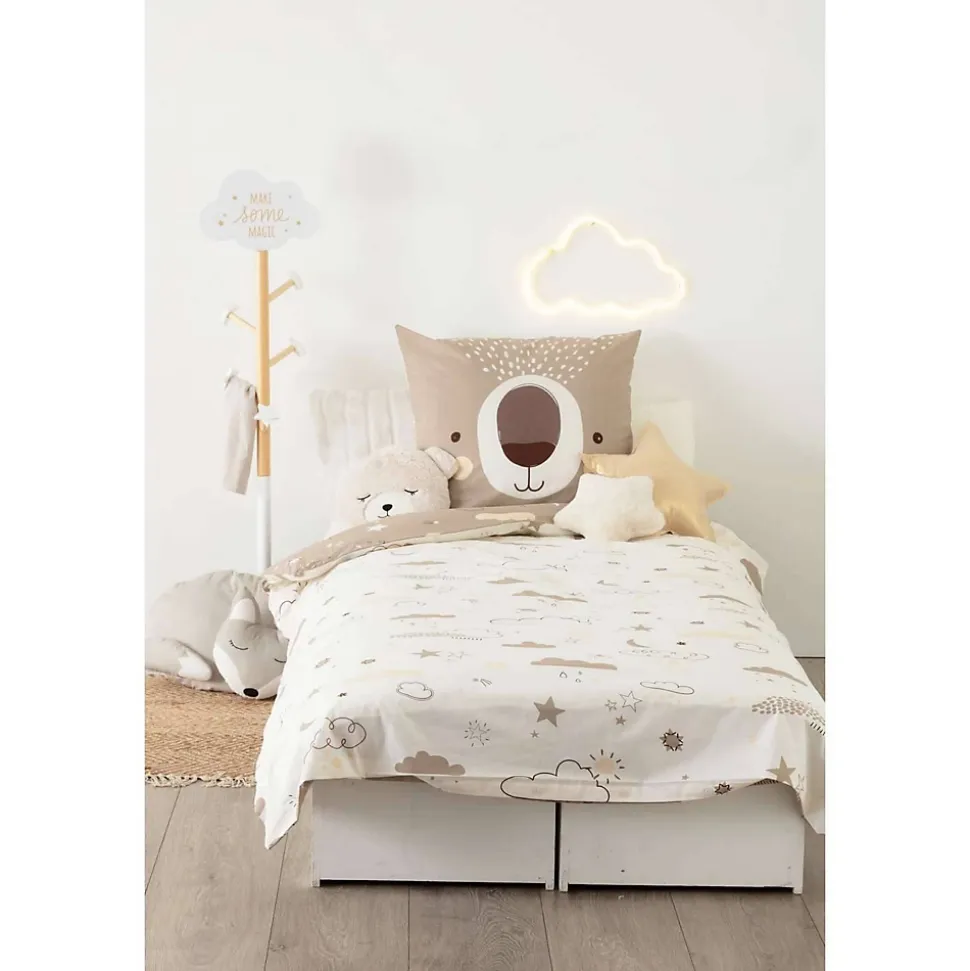 Parure de lit enfant Ourson - 100% coton 57 fils