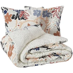 Parure de lit imprimée Alesio - percale - 240x220 cm - Atmosphera