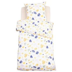 Parure de lit imprimée Billie 140x200 motif organique - Atmosphera