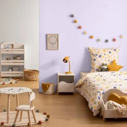 Parure de lit imprimée Billie 140x200 motif organique - Atmosphera