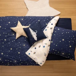 Parure de lit imprimée espace 140x200cm - Atmosphera