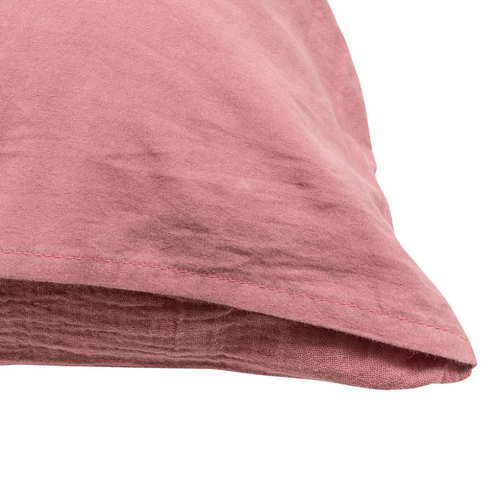 Parure de lit Lili 140x200cm rose antique - Atmosphera