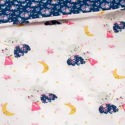 Parure de lit réversible en coton Fairy Flore