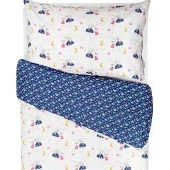 Parure de lit réversible en coton Fairy Flore