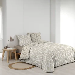 Parure de lit réversible (240x220 cm - Naturel)