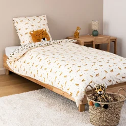 Parure de lit Telma motif léopard 140x200cm - Atmosphera