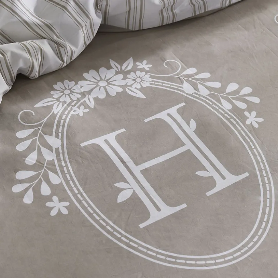 PARURE DE LIT TODAY - HOUSSE DE COUETTE 240X260 + 2 TAIES D OREILLER 63X63 - 100% COTON 57 fils - Berenice