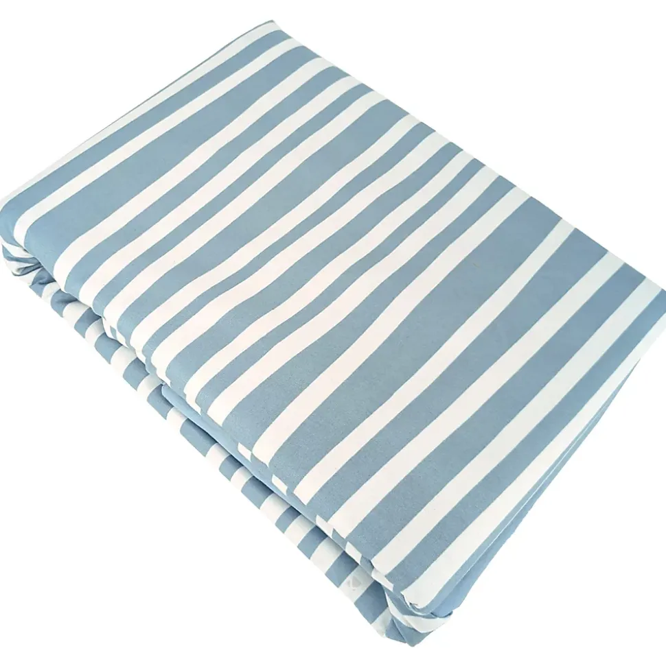 Parure de lit 240x220 cm 100% polyester microfibre BLIS bleu 3 pièces