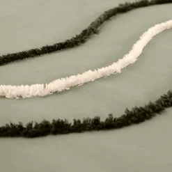 Parure de lit 260x240 cm coton BCI adouci LINEA Vert 3 pièces