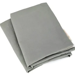 Parure de lit 260x240 cm coton BCI adouci LINEA Vert 3 pièces