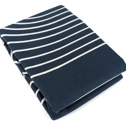 Parure de lit 240x220 cm coton BCI adouci CUTS Bleu 3 pièces