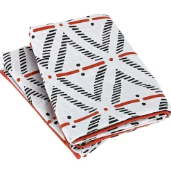 Parure de lit 260x240 cm coton BENGAL Rouge