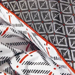 Parure de lit 260x240 cm coton BENGAL Rouge