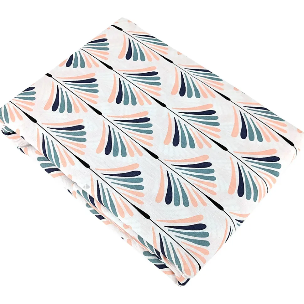 Parure de lit 260x240 cm coton VOLEA rose