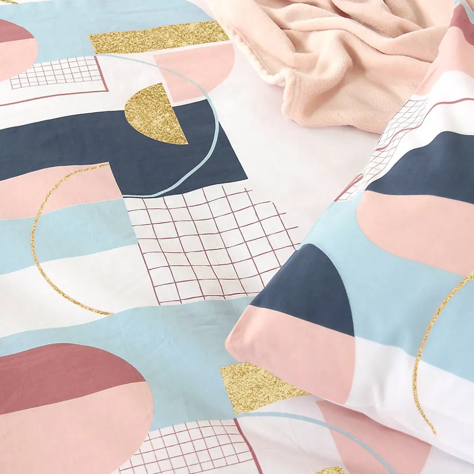 Parure de lit 240x220 cm coton KENT Multicolore