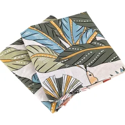 Parure de lit 200x200 cm coton MENTISSA rose