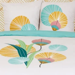 Parure de lit 240x220 cm coton GANA Vert