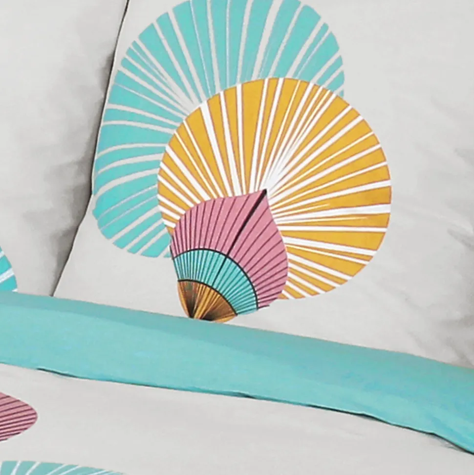 Parure de lit 240x220 cm coton GANA Vert