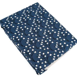Parure de lit 240x220 cm Microfibre 50% recyclée FLENA Bleu 3 pièces