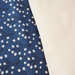 Parure de lit 240x220 cm Microfibre 50% recyclée FLENA Bleu 3 pièces