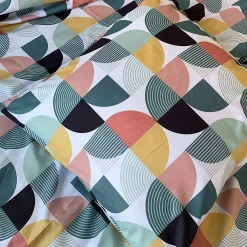 Parure de lit 260x240 cm microfibre STENO Bleu