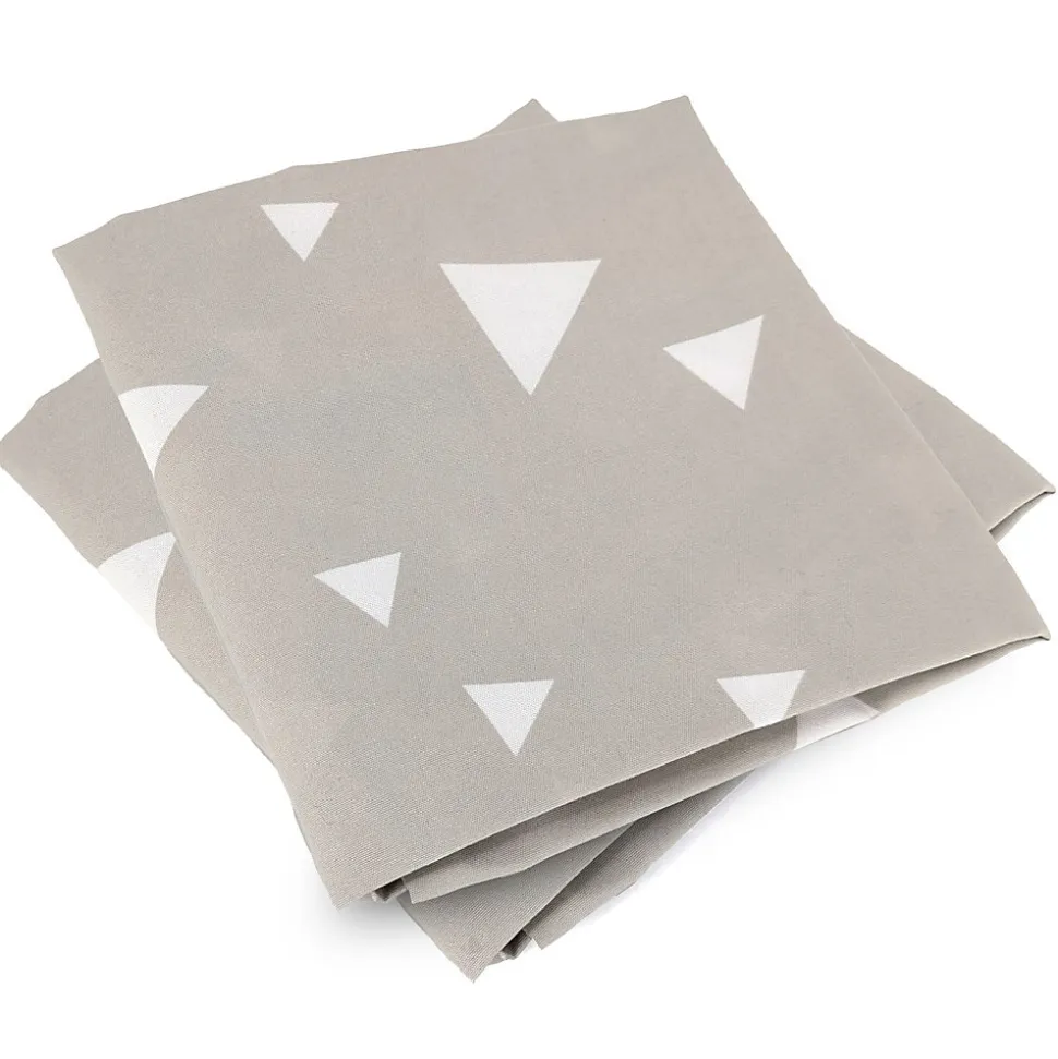 Parure de lit 260x240 cm microfibre PISA gris Perle