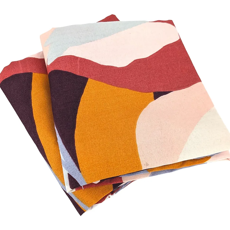 Parure de lit 240x220 cm microfibre EXUBERANCE multicolore 3 pièces