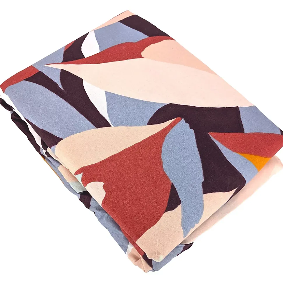 Parure de lit 240x220 cm microfibre EXUBERANCE multicolore 3 pièces